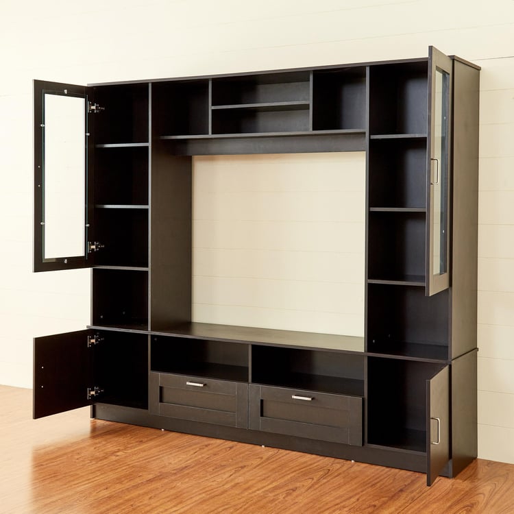 Titus Missouri Entertainment Wall Unit - Wenge