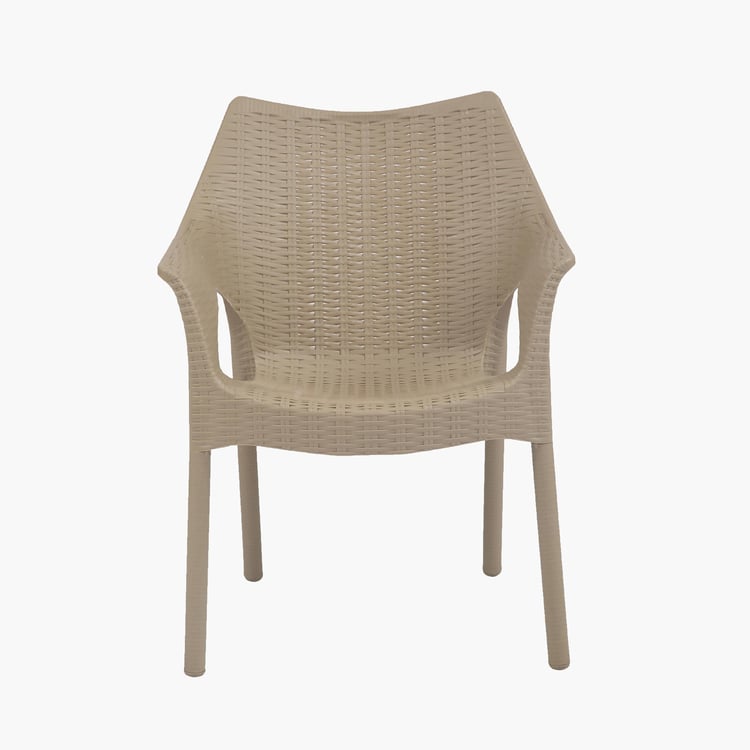 Abigail Polypropylene Outdoor Chair - Beige