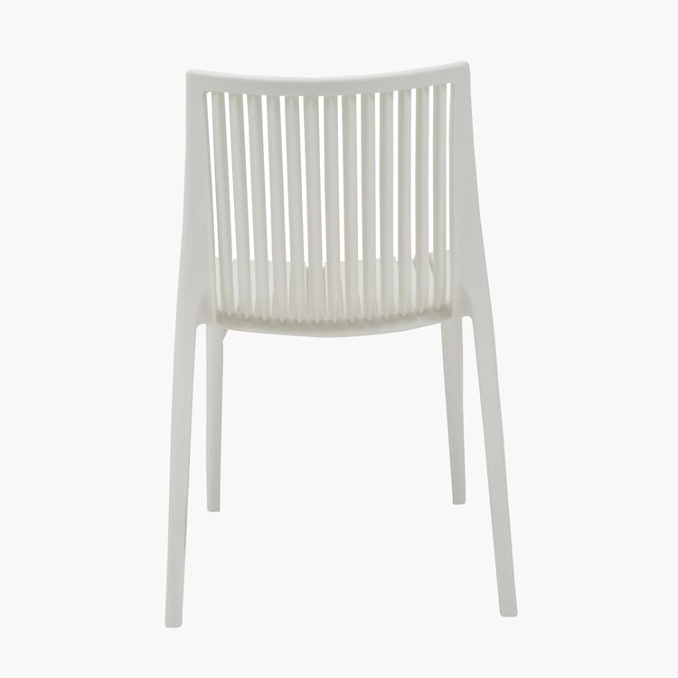 Ella Polypropylene Outdoor Chair - White
