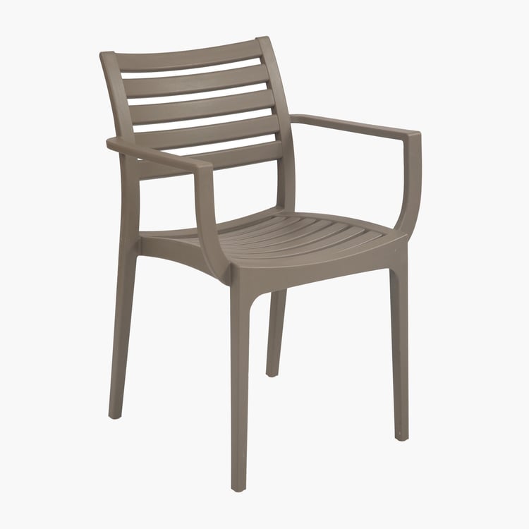 Luna Polypropylene Outdoor Chair - Grey