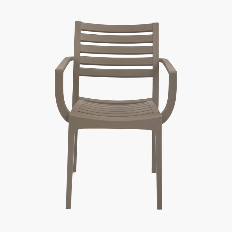 Luna Polypropylene Outdoor Chair - Grey