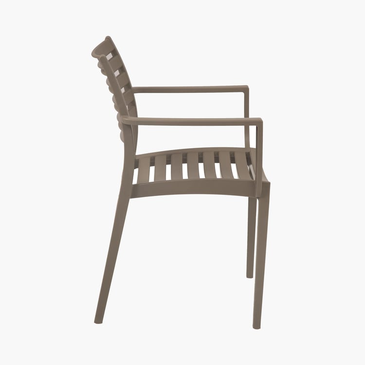 Luna Polypropylene Outdoor Chair - Grey