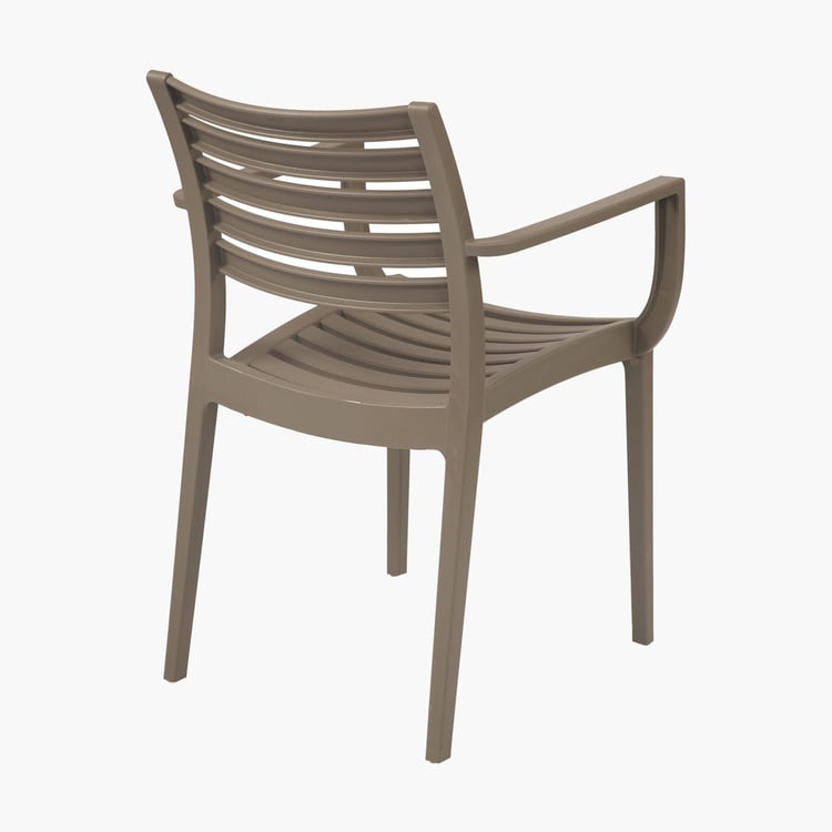 Luna Polypropylene Outdoor Chair - Grey