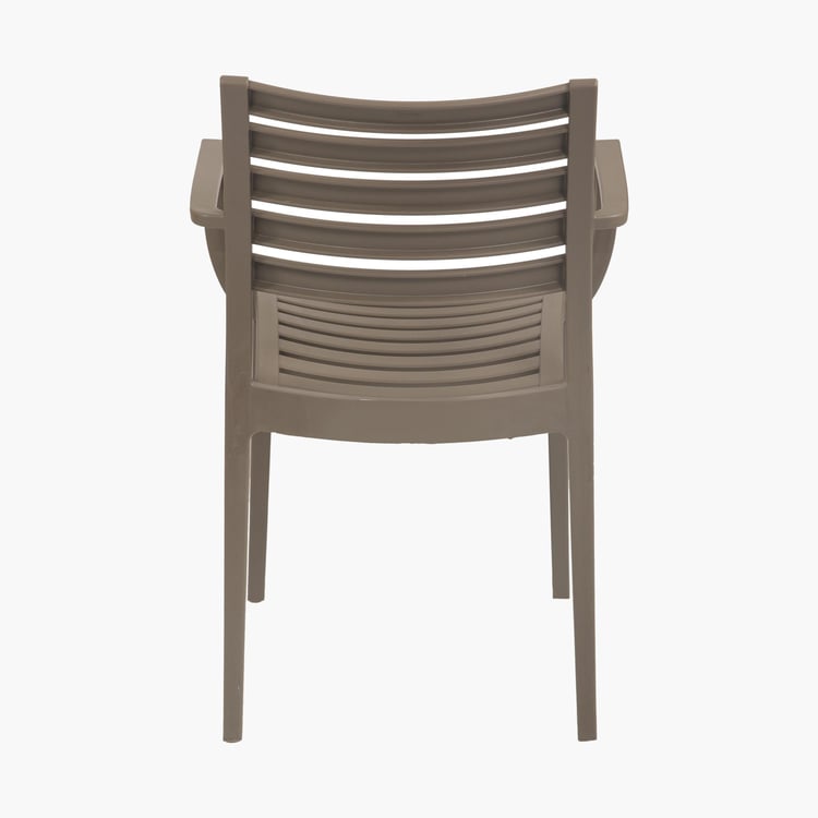 Luna Polypropylene Outdoor Chair - Grey