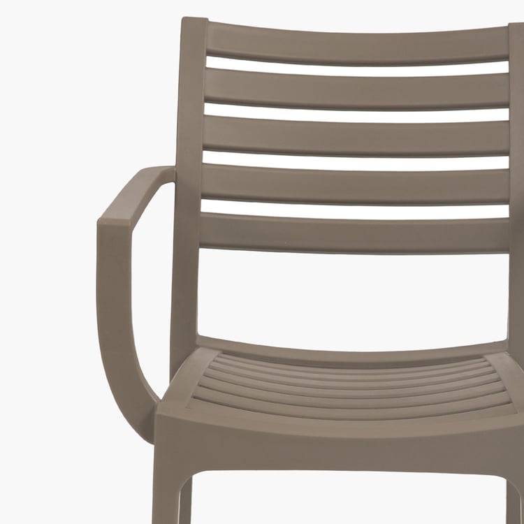 Luna Polypropylene Outdoor Chair - Grey