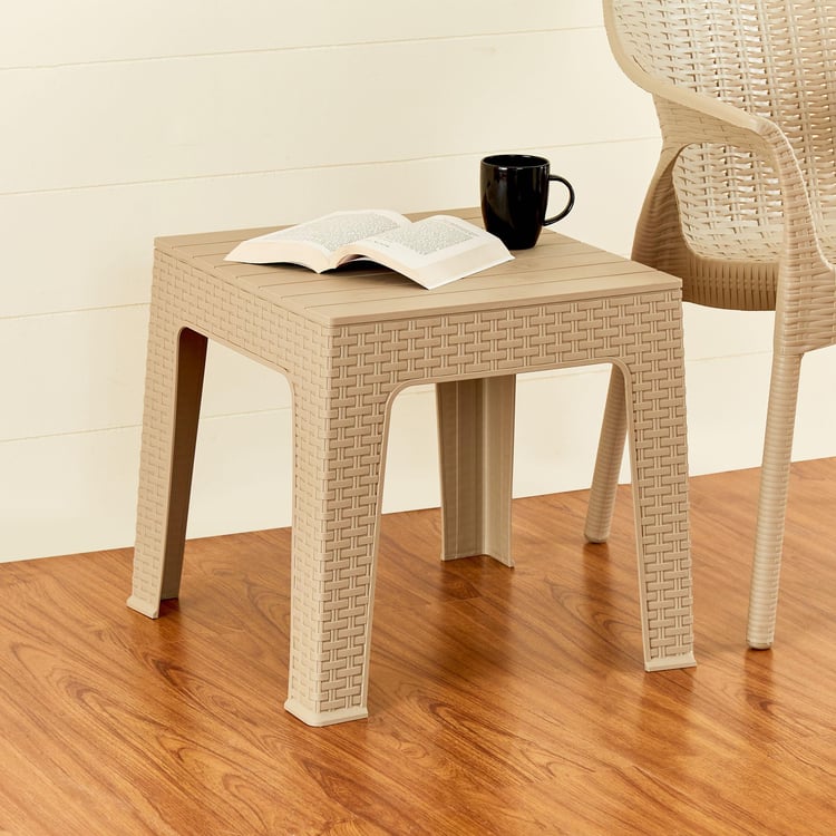 Abigail End Table - Beige