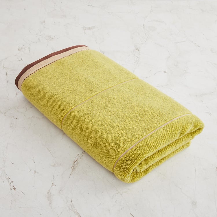 Medley Blissful Nature Cotton Striped Bath Towel - 70x150cm