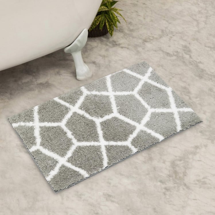 Medley Modern Retreat Polyester Anti-Slip Bath Mat - 49x75cm