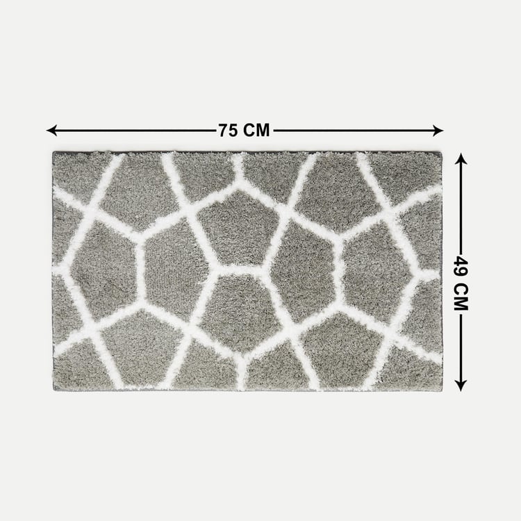 Medley Modern Retreat Polyester Anti-Slip Bath Mat - 49x75cm