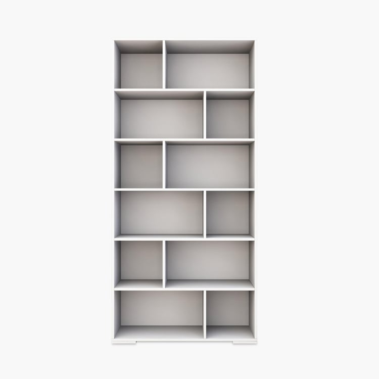 Helios Reynan White Engineered Wood Book Cabinet