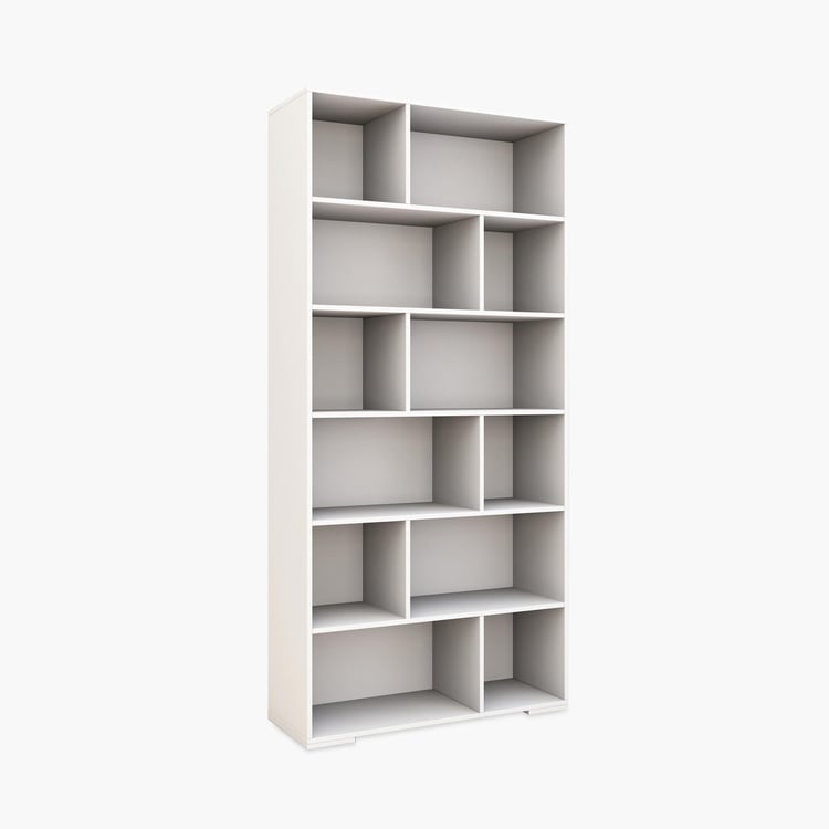 Helios Reynan White Engineered Wood Book Cabinet