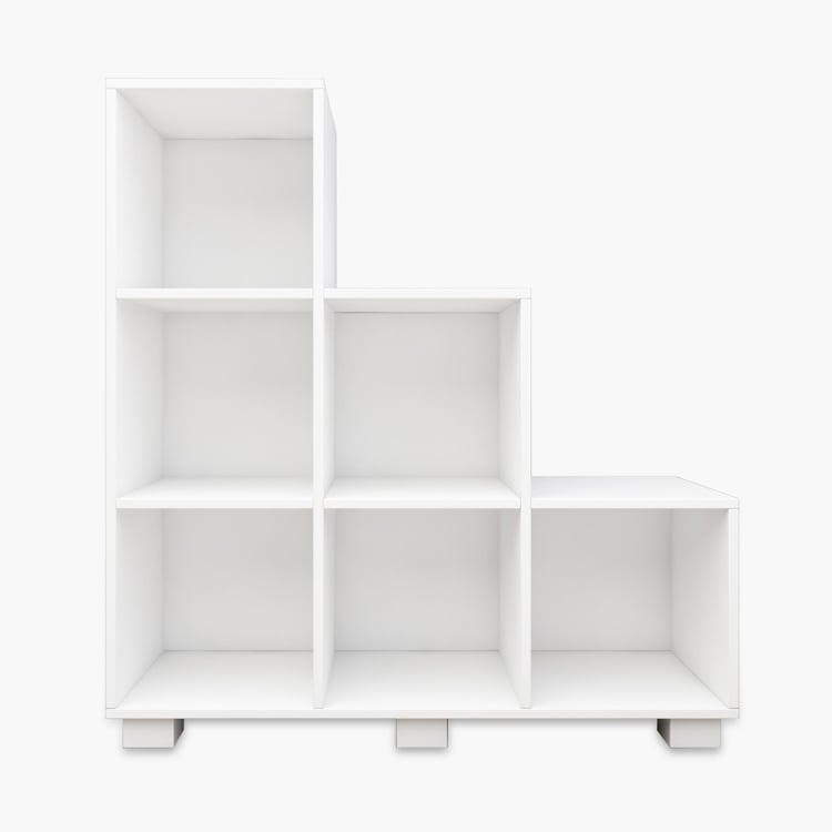 Helios Reynan White Engineered Wood Book Cabinet