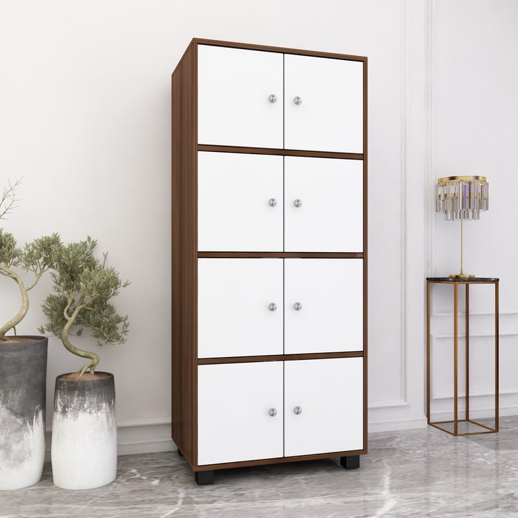 Helios Besta 4-Tier Book Cabinet - White