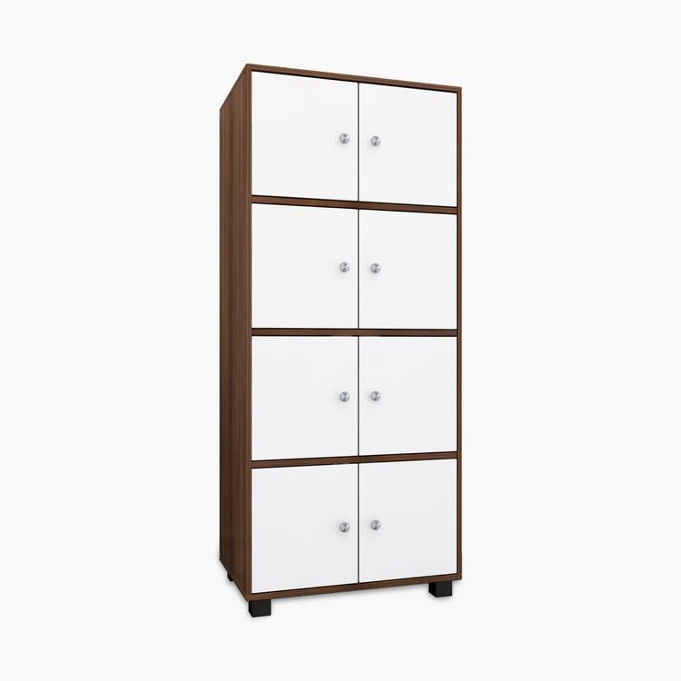 Helios Besta 4-Tier Book Cabinet - White