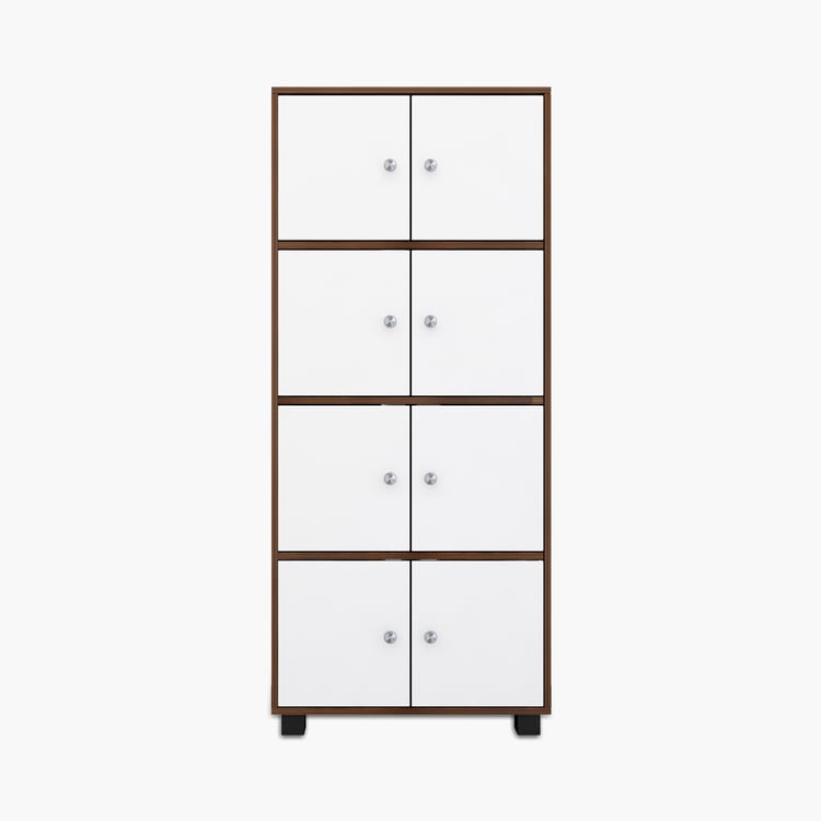 Helios Besta 4-Tier Book Cabinet - White