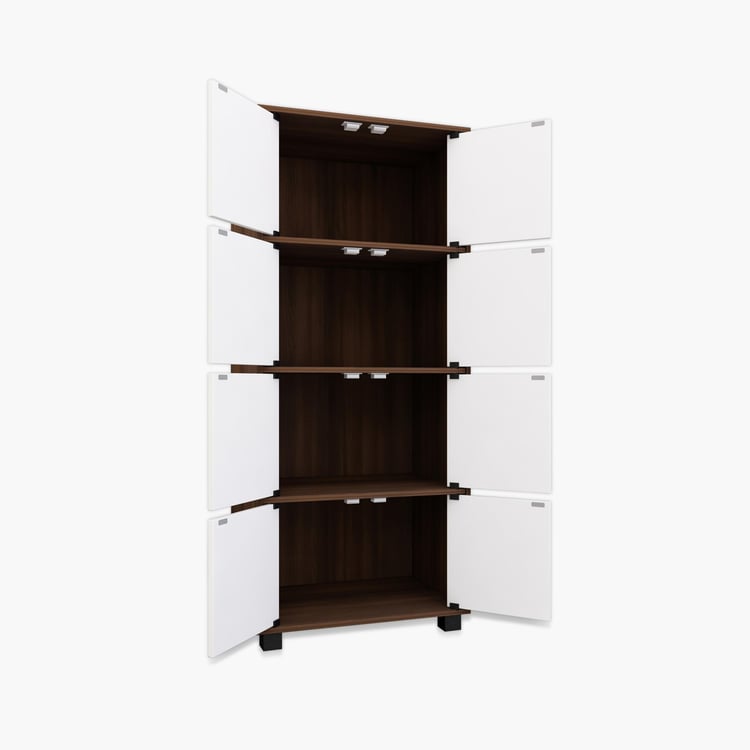 Helios Besta 4-Tier Book Cabinet - White