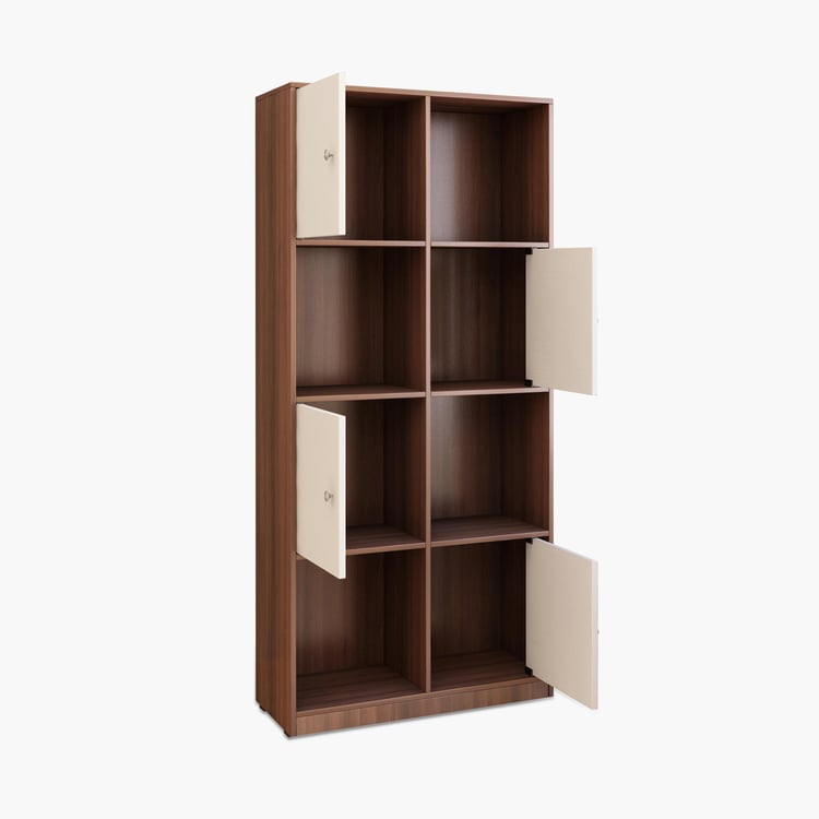 Helios Besta 4-Tier Book Cabinet - Brown