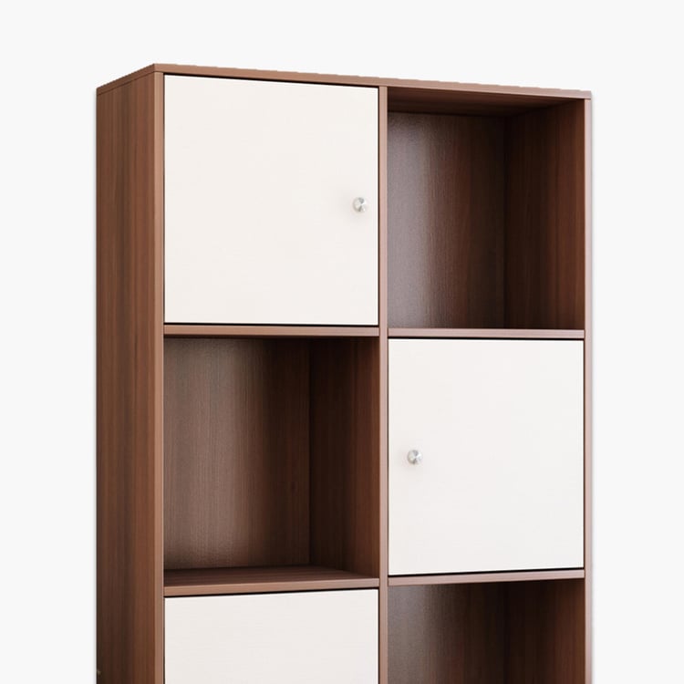 Helios Besta 4-Tier Book Cabinet - Brown