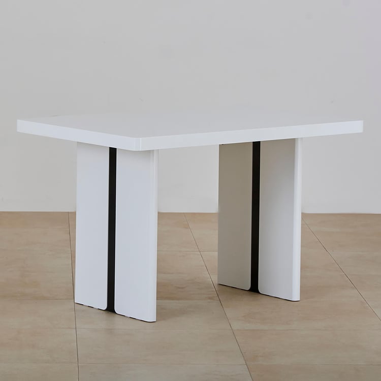 Polaris 4-Seater Dining Table - White