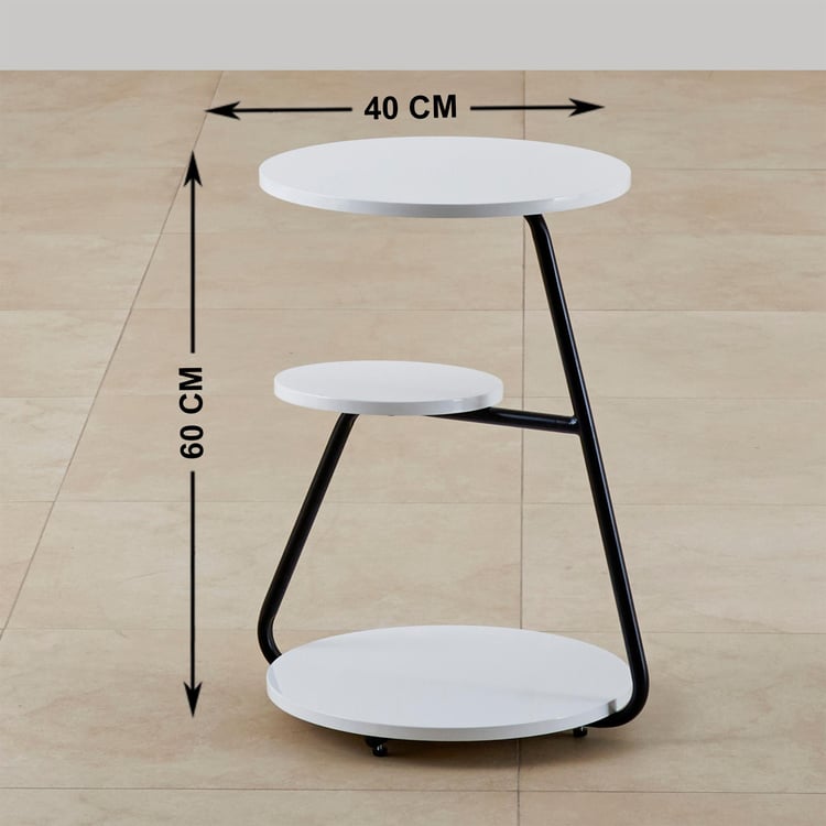 Polaris Tea Table - White