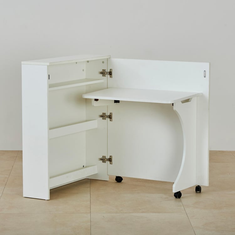 Helios Reynan Folding Study Desk - White