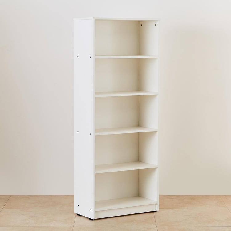 Helios Reynan 5-Tier Book Shelf - White