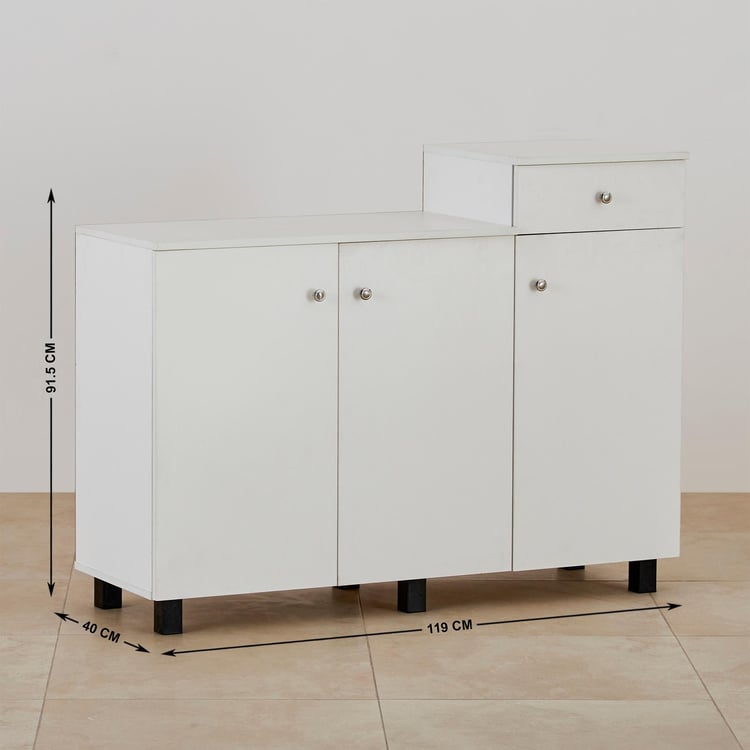 Helios Reynan Multipurpose Cabinet - White