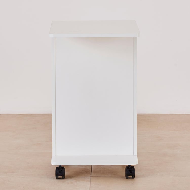 Helios Reynan Portable End Table - White