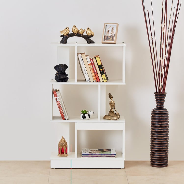 Helios Reynan 3-Tier Book Shelf - White