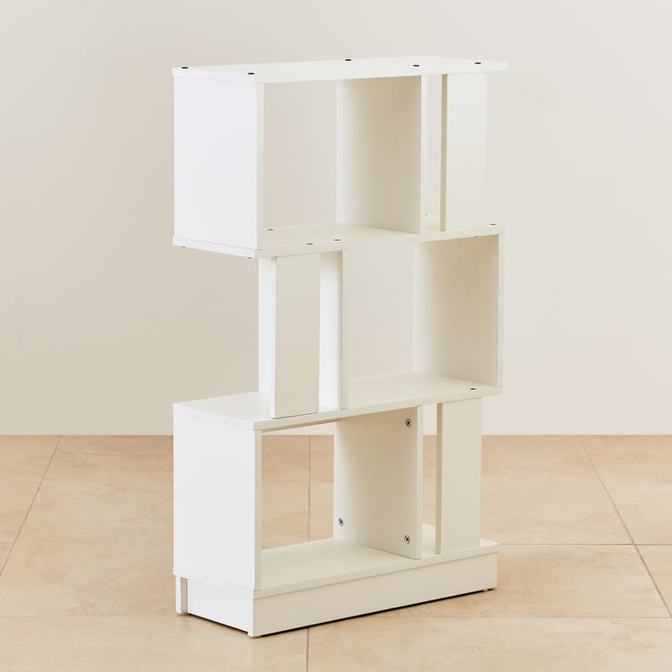 Helios Reynan 3-Tier Book Shelf - White