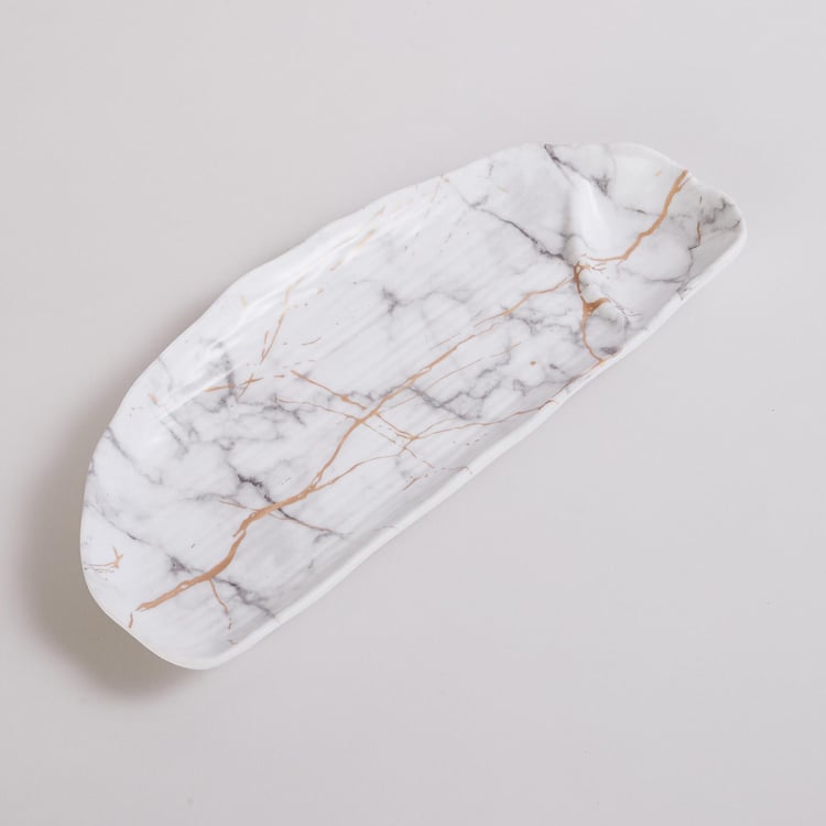 Silvano Melamine Chip and Dip Platter - 28x12cm