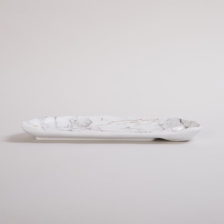 Silvano Melamine Chip and Dip Platter - 28x12cm