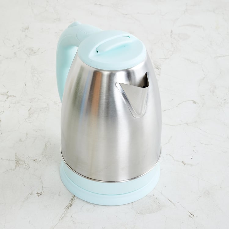 Rise N Shine Mint Green Solid Stainless Steel Electric Kettle - 1.8ltr