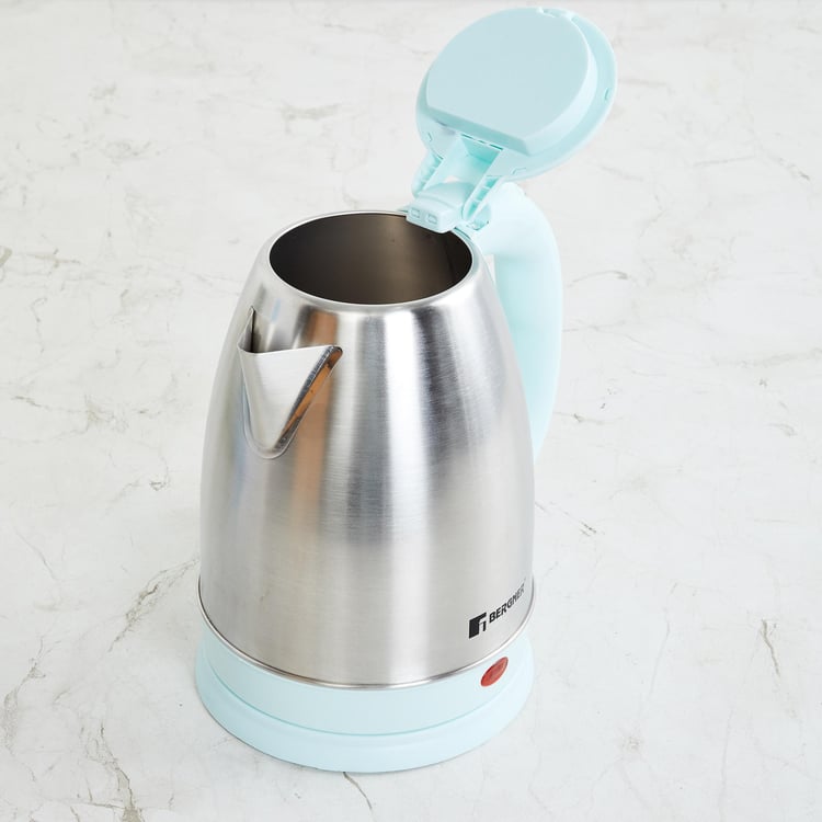 Rise N Shine Mint Green Solid Stainless Steel Electric Kettle - 1.8ltr