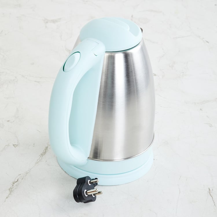 Rise N Shine Mint Green Solid Stainless Steel Electric Kettle - 1.8ltr