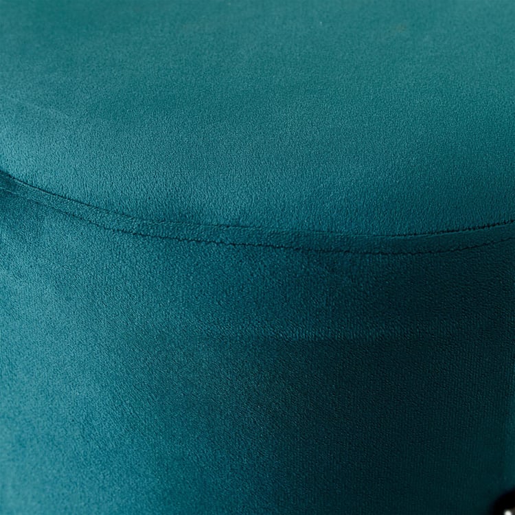 Polaris Fabric Ottoman - Teal