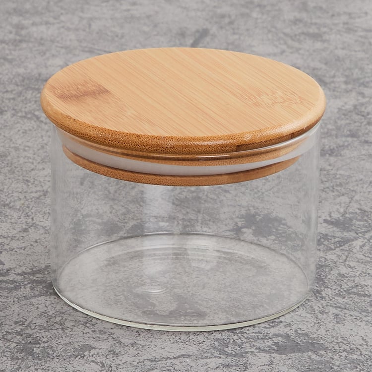 Palestine Borosilicate Jar with Bamboo Lid - 320ml