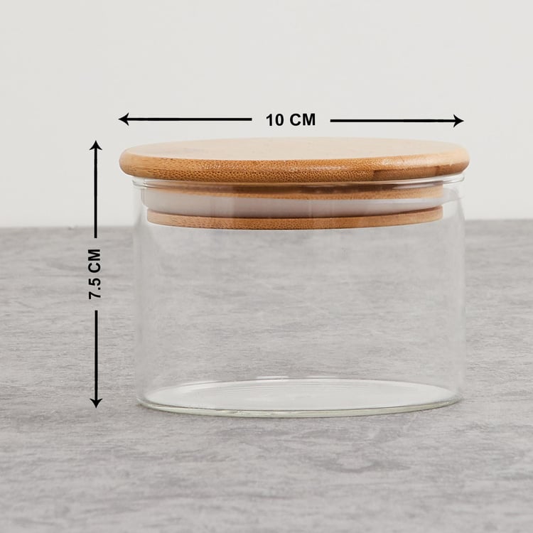 Palestine Borosilicate Jar with Bamboo Lid - 320ml