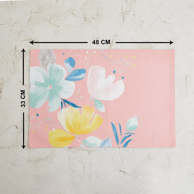 Corsica Persian Set of 6 Cotton Printed Reversible Placemats