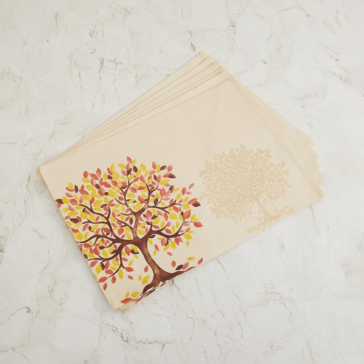 Corsica Persian 12Pcs Cotton Reversible Placemat and Napkin Set