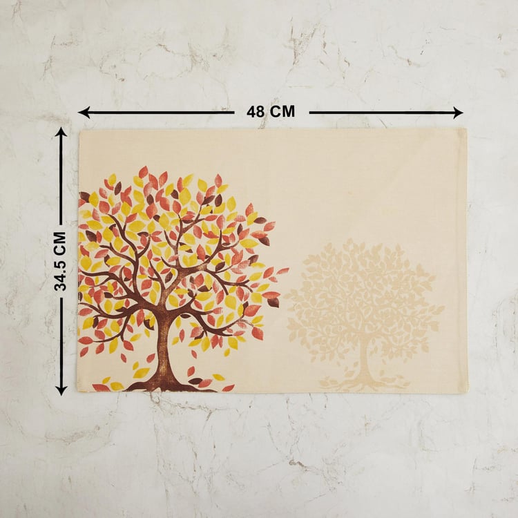 Corsica Persian 12Pcs Cotton Reversible Placemat and Napkin Set