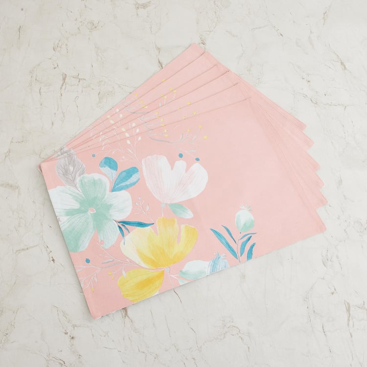 Corsica Persian 12Pcs Cotton Reversible Placemat and Napkin Set