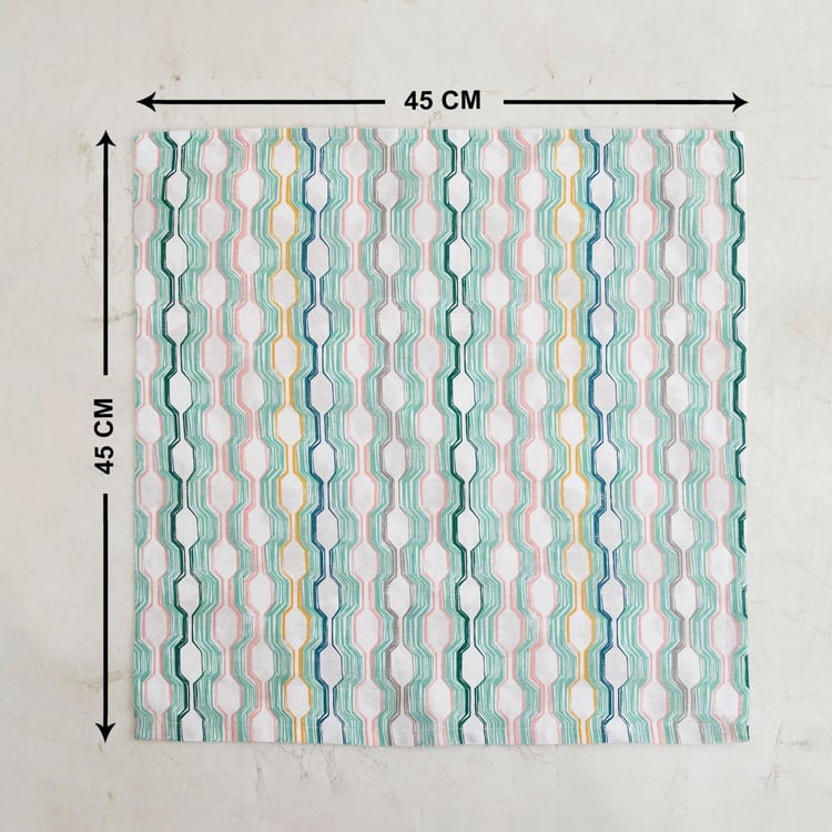 Corsica Persian 12Pcs Cotton Reversible Placemat and Napkin Set