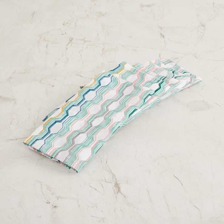 Corsica Persian 12Pcs Cotton Reversible Placemat and Napkin Set