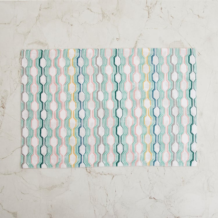 Corsica Persian 12Pcs Cotton Reversible Placemat and Napkin Set