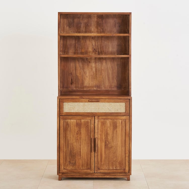 Cane Connection Mango Wood Bar Cabinet - Brown