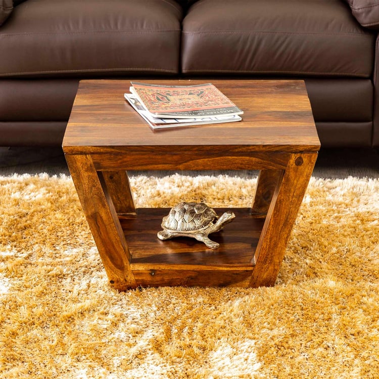 Helios Swastik Renny Laatto Sheesham Wood Coffee Table - Brown