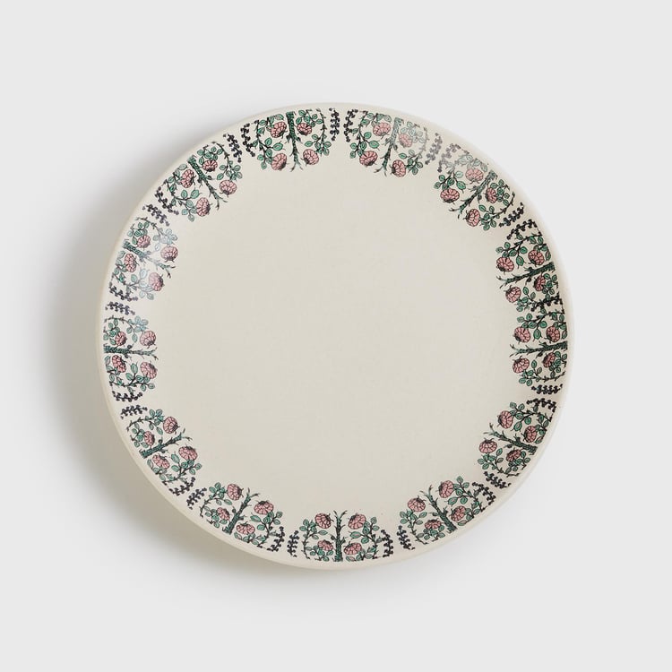 Fiesta Beige Printed Stoneware Side Plate - 18cm