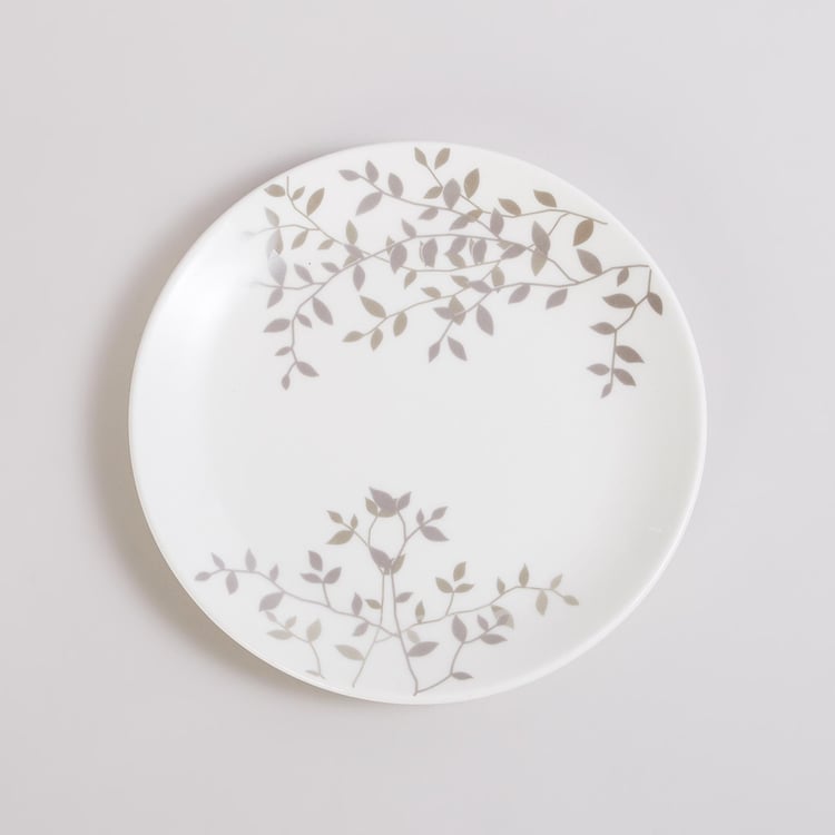 Fiesta White Printed Bone China Side Plate - 18cm