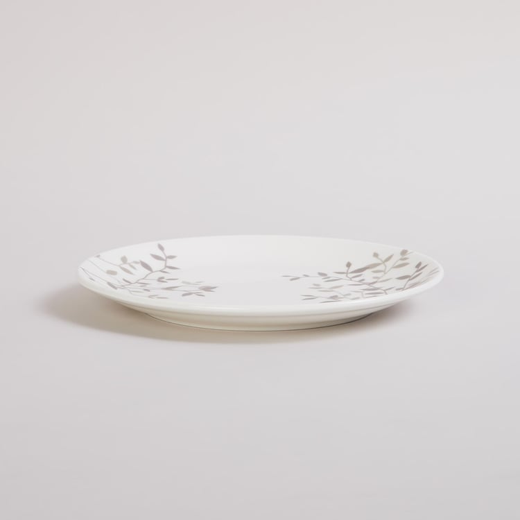 Fiesta White Printed Bone China Side Plate - 18cm